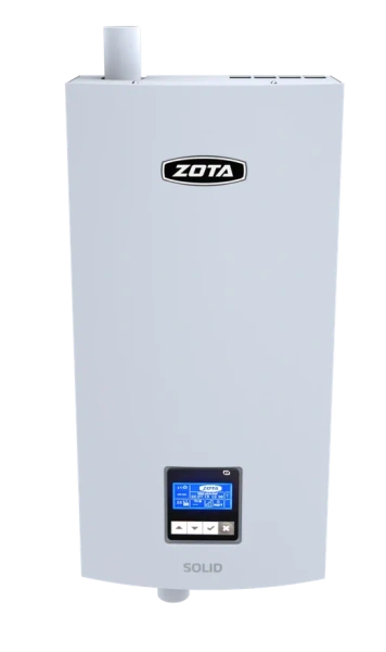 Котел электрический Zota 60 Solid, 60 кВт, 380В, (600 кв. м2) одноконтурный, настенный, ЖК дисплей, цвет белый, для контура отопления