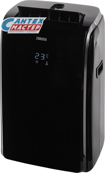 Кондиционер мобильный 30 м² (мини) Zanussi ZACM-12 MS-H/N1 Black напольный 