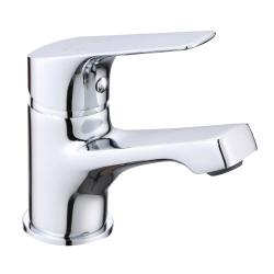 Смеситель для раковины/умывальника VIEIR однорычажный, неповоротный, длина излива 96 мм, латунь, цвет хром