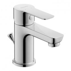 Смеситель для раковины/умывальника Duravit A.1 S, однорычажный, фиксированный излив, длина излива 9,5 см, керамический, латунь, цвет хром, с донным клапаном