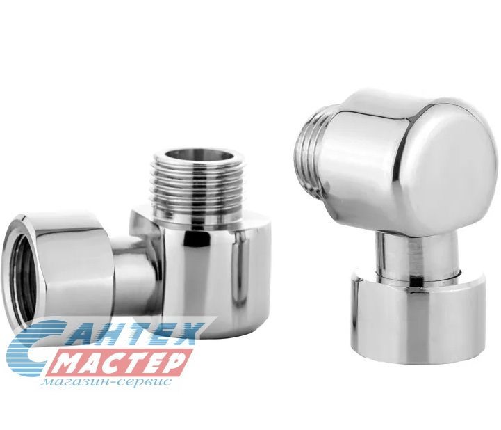 Соединение угловое 3/4х1/2" в/н Luxon для полотенцесушителя (пара) 751SCH0504