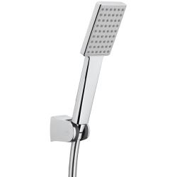 Душевой гарнитур KFA Armatura LOGON, комплект: ручной душ/держатель для душа/шланг для душа, цвет хром, наружного монтажа, настенный