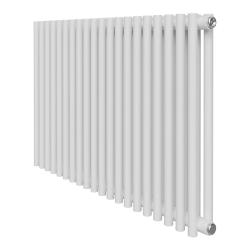 Радиатор Royal Thermo Shift R22 C2050 стальной 2 трубчатый, 16 секций, боковое подключение, для отопления квартиры, дома, водяные, мощность 992 Вт, цвет белый RAL9016