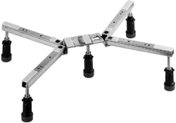 Ножки для ванны Duravit Universal, для душевого поддона, 70x70x10 см, металлические, цвет серый, пять точек опоры, для душевых поддонов с боковой длиной >100 см, акриловых