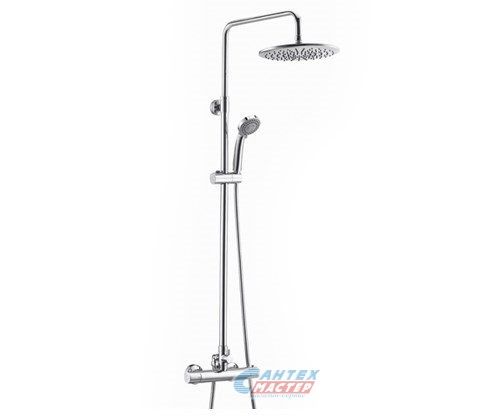 Душевой гарнитур Wasserkraft A13302 Termo 106,3/143,3х59,9 см хром