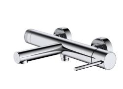 Смеситель для ванны/душа Cezares Relax настенный, однорычажный, неповоротный, длина 194 мм, керамический, нержавеющая сталь, цвет хром