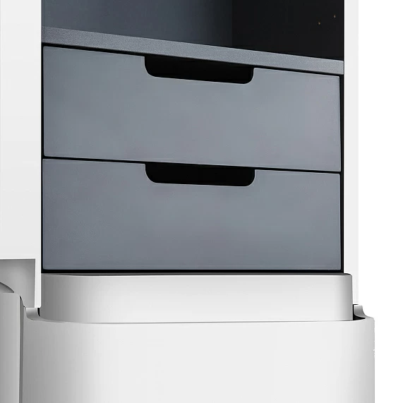 Пенал AM.PM Sensation 40, 155х35х40 см, подвесной, (левый), с дверцами/двустворчатый, с полками, цвет белый, в ванную комнату