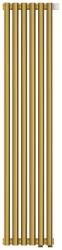 Радиатор отопления Сунержа Эстет-00 EU50 1200х270 6 секций, цвет золото, нижнее подключение, нержавеющая сталь, трубчатый