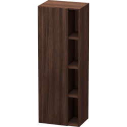 Пенал Duravit DuraStyle, 50x36x140 см, подвесной, (левый), с дверцей, с закрытыми/открытыми полками, цвет: каштан темный, в ванную комнату