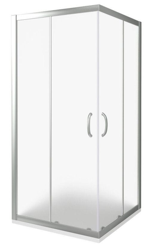 Душевое ограждение BAS Infinity CR-90-G-CH 90х185 матовое стекло