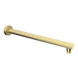 Держатель верхнего душа Raglo R470.31.03, 441 мм, цвет сатин золотой, настенный, округлый, для ванной, нержавеющая сталь