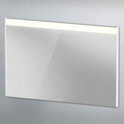 Зеркало Duravit Brioso, 102х70х3,5 см с LED/ЛЕД-подсветкой, прямоугольное, подвесное/настенное, цвет рамы: белый матовый, настенный выключатель, для ванной