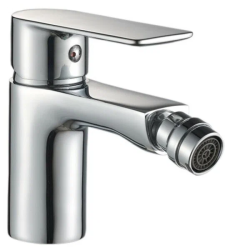 Смеситель для биде Haiba, для унитаза/биде, однорычажный, неповоротный, керамический, длина 77 мм, латунь, цвет хром