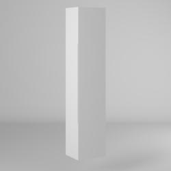 Пенал Briz Бьелла 35, 35х30х165 см, подвесной, (правый/левый/универсальный), 1 распашная дверца, цвет белый глянцевый, в ванную комнату, правосторонний/левосторонний/универсальный