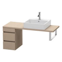 Тумба/шкафчик для консоли/столешницы Duravit DuraStyle под раковину 30х47,8х51,2 см, подвесная, ДСП, цвет: лен, 2 выдвижных ящика, прямоугольная