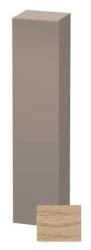 Пенал Duravit DuraStyle, 40x36x180 см, подвесной, (левый), с дверцей, с полкой, со стеклянными полками, цвет: натуральный дуб/базальт, в ванную комнату