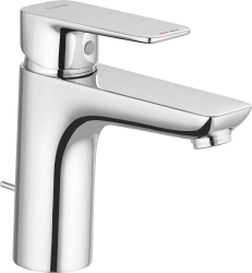 Смеситель для раковины/умывальника KLUDI PURE&STYLE однорычажный, неповоротный, длина излива 120 мм, латунь, цвет хром