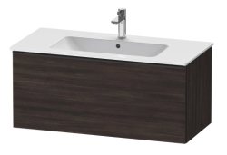 Тумба под раковину Duravit D-Neo, 101х46,2х44 см, подвесная, 1 выдвижной ящик, ДСП, цвет: каштан темный, шкафчик навесной, прямоугольная, правая/левая, в ванную комнату