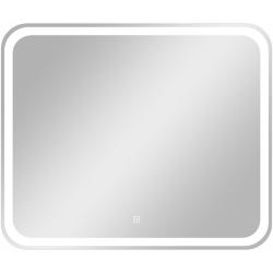 Зеркало Континент "Russo Led", 80х70 см, с LED/ЛЕД-подсветкой, прямоугольное, выключатель сенсорный, для ванны, навесное/подвесное/настенное