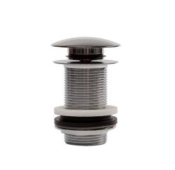 Донный клапан Arrowhead 1-1/4", 80 мм без перелива, клик-клак, хром, латунный, круглый, для раковины, без перелива, для раковины/умывальника