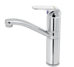 Смеситель для кухни/мойки Варион VIGO, однорычажный, поворотный, керамический, длина излива 155 мм, латунь, цвет хром