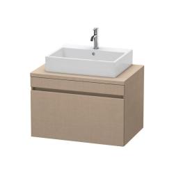 Тумба под раковину для консоли/столешницы Duravit DuraStyle 80х54,8х51,2 см, подвесная, ДСП, цвет: лен, 1 выдвижной ящик, прямоугольная