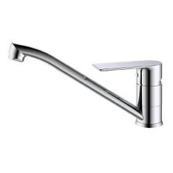 Смеситель для кухни/мойки Splenka S05.42 однорычажный, поворотный, латунь, длина излива 216 мм, высота излива 122 мм цвет хром