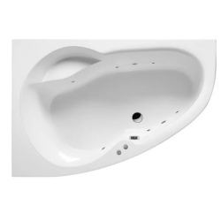 Ванна Excellent Newa SOFT, 160х95 см, акриловая, цвет- белый, (с гидромассажем), с каркасом, асимметричная, левосторонняя, левая, приставная/встраиваемая