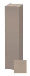 Пенал Duravit DuraStyle, 40x36x140 см, подвесной, (правый), с дверцей, с полкой, со стеклянными полками, цвет: лен/базальт, в ванную комнату