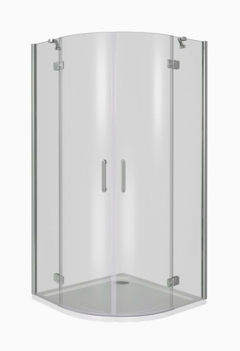 Душевое ограждение BAS Good Door Saturn R-90-C-CH 90 х 90 х 185 прозрачное стекло
