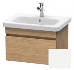 Тумба/шкафчик для консоли/столешницы Duravit DuraStyle под раковину 40х47,8х51,2 см, подвесная, ДСП, цвет: дуб европейский/белый матовый, 1 выдвижной ящик, прямоугольная