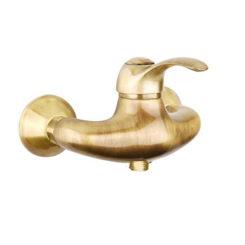 Смеситель для душа Webert Aurora однорычажный, керамический, настенный, без излива/шланга/лейки, латунь бронза