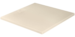 Душевой поддон Duravit Stonetto 120х120х5, минеральное литье DuraSolid, цвет: песочный, антискольжение, (без установочного комплекта, без экрана, без слива), квадратный