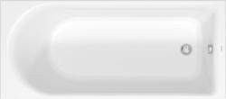 Ванна Duravit D-Neo 170х75 см гидромассажная, встраиваемая, акриловая, цвет: белый, с ножками/сливом-переливом, без фронтальной панели, прямоугольная, с системой гидромассажа Jet Project, с одним наклоном для спины
