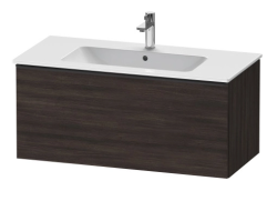 Тумба под раковину Duravit D-Neo, 121х46,2х44 см, подвесная, 1 выдвижной ящик, ДСП, цвет: каштан темный, шкафчик навесной, прямоугольная, правая/левая, в ванную комнату