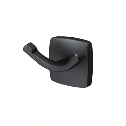 Крючок AM.PM Gem для полотенец, двойной, цвет черный, цинк