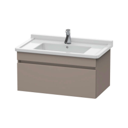 Тумба/шкафчик для консоли/столешницы Duravit DuraStyle под раковину 80х47,8х51,2 см, подвесная, ДСП, цвет: базальт, 1 выдвижной ящик, прямоугольная