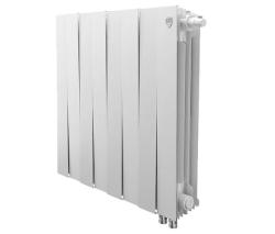 Радиатор отопления Royal Thermo PianoForte 500 Bianco Traffico VDR80 (8 секций) биметаллический, нижнее, правое подключение, для квартиры, дома, водяные, мощность 1512 Вт, настенный, батарея, белый
