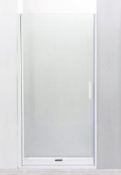 Душевая дверь Cezares Relax, 70х185 см прозрачное стекло/профиль жемчужно серый, в нишу, левостороння/левая установка, прозрачное закаленное стекло, распашная