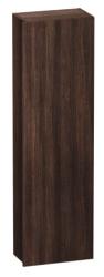 Пенал Duravit DuraStyle, 40x24x140 см, подвесной, (левый), с дверцей, с полкой, со стеклянными полками, цвет: каштан темный/белый матовый, в ванную комнату