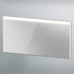 Зеркало Duravit Brioso, 132х70х3,5 см с LED/ЛЕД-подсветкой, прямоугольное, подвесное/настенное, цвет рамы: белый матовый, настенный выключатель, для ванной