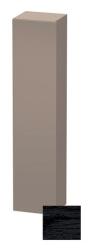 Пенал Duravit DuraStyle, 40x36x180 см, подвесной, (левый), с дверцей, с полкой, со стеклянными полками, цвет: дуб черный/базальт, в ванную комнату