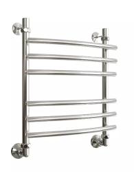 Полотенцесушитель Двин R primo 60/50, водяной (1"-3/4"-1/2" К1  Полированный), универсальное подключение, нержавеющая сталь, настенный, форма лесенка, цвет хром, к отоплению и ГВС, для отопления, обогрева в ванной