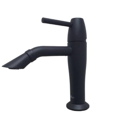 Смеситель для раковины Webert Opera однорычажный, неповоротный, длина 131 мм, латунь, цвет черный