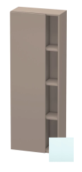 Пенал Duravit DuraStyle, 50x24x140 см, подвесной, (левый), с дверцей, с закрытыми/открытыми полками, цвет: светло-голубой/базальт, в ванную комнату