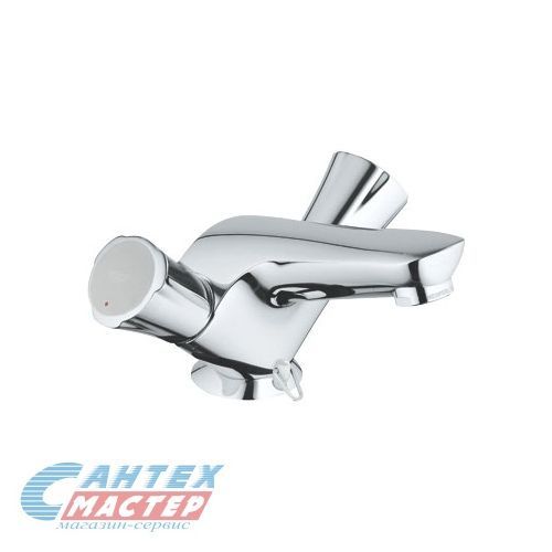 Смеситель для раковины Grohe Costa L двухвентильный, излив короткий, длина 99 мм, керамический, латунь, цвет хром, без донного клапана