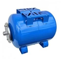 Бак расширительный 24 л, Zegor (синий) горизонтальный, гидроаккумулятор, на ножках, на пол, системы водяного горячего водоснабжения