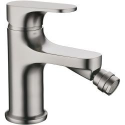 Смеситель для биде Boheme Spectre, однорычажный, неповоротный, керамический, длина излива 136 мм, латунь, цвет никель