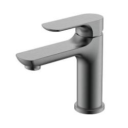 Смеситель для раковины/умывальника Raglo R03.10.09 однорычажный, неповоротный, фиксированный, излив длина 115 мм высота 98 мм латунь, цвет графит