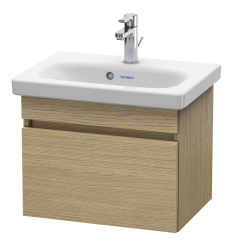 Тумба/шкафчик для консоли/столешницы Duravit DuraStyle под раковину 50х54,8х51,2 см, подвесная, ДСП, цвет: дуб европейский, 1 выдвижной ящик, прямоугольная